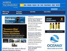 Tablet Screenshot of marinetechnologynews.com